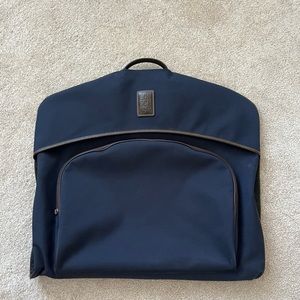 Longchamp Boxford Garment Cover - Blue Canvas